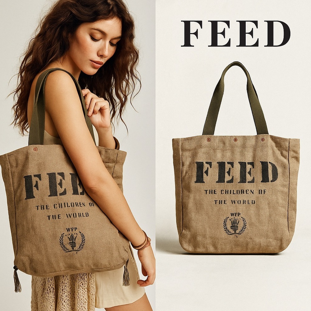 Feed Burlap Reversible Save The Children Of The W… - image 1
